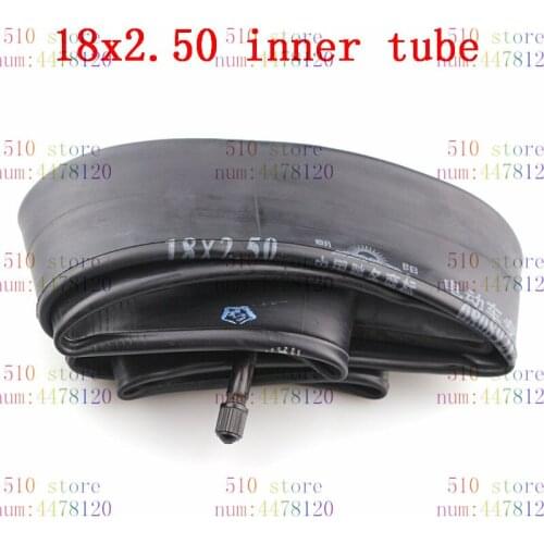 18x2.5 inner tube with a Straight Valve fit many gas electric scooters and e-Bike 18x2.5 inner tube