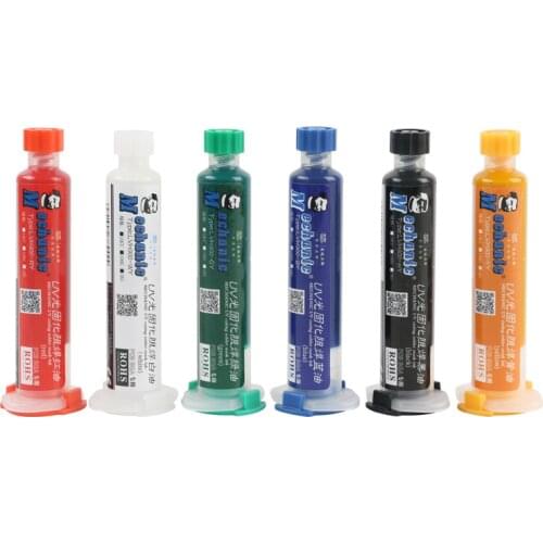 2pcs UV Solder Resist BGA PCB UV Curable Solder Paint Prevent Corrosive Arcing Soldering Paste Flux PCB UV Photosensitive Inks