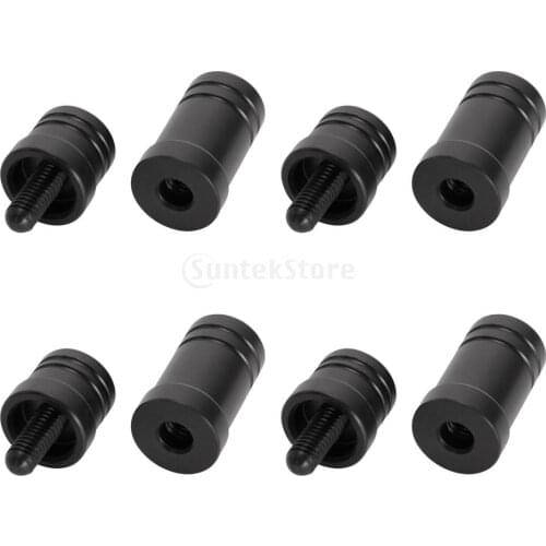4 Sets Joint Thread Protectors for Billiard Pool Cue Stick with 5/16x18 Joint - Protect Shaft and Butt, Protect Your Cue Stick