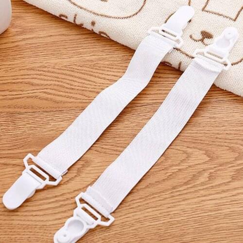 4PCS/Set Elastic Straps Bed Sheet Mattress Cover Blankets Grippers Clip Holder Fasteners Kit Home Bedroom Textiles Accessories