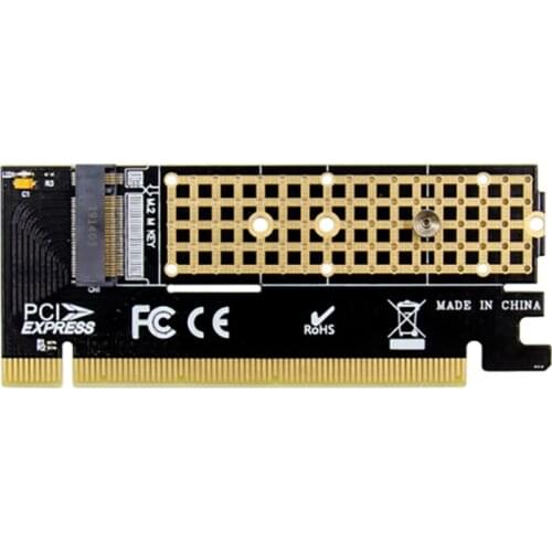 PCI-E X16 to M.2 Key M NVMe SSD Adapter Expansion Card M.2 NVMe Conversion Card for PC Laptop