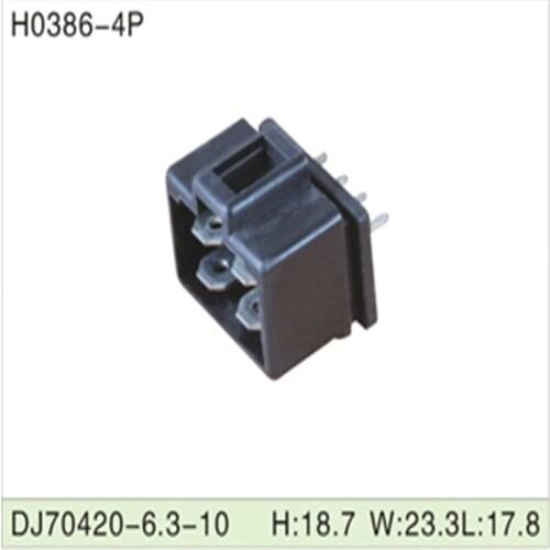 Free shipping 500pcsDJ70420-6.3-10 4Pin 6.3mm AMP Car Electrical Wire Connectors for VW,BMW,Audi,Toyota,NISSAN AND other