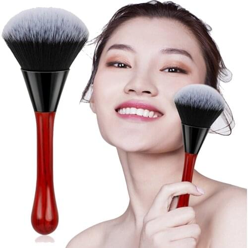 Large Makeup Brushes Cream for foundation Powder brush Retro Wooden Soft Face Blush Brush Professional Cosmetics Make Up Tool