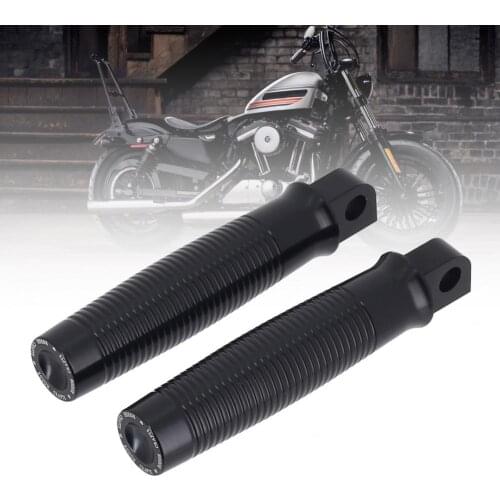 55% Dropshipping!!2Pcs Footpeg Perfect Fitment High Density Stripe Motorcycle Foot Pedal Compatible with XL 883 1200