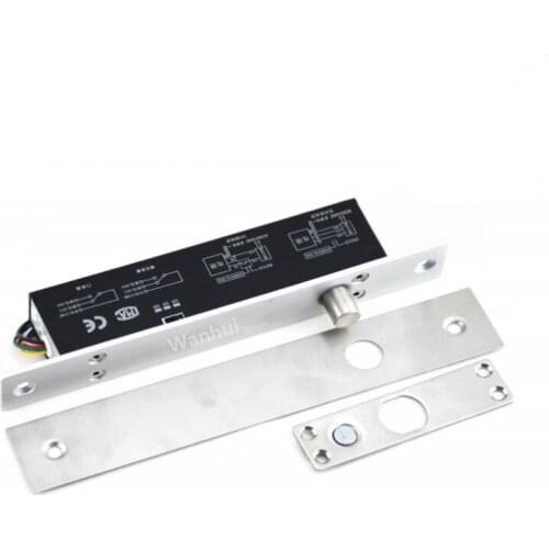 12V 5 wire Electric Bolt lock electric drop bolt lock with Bolt status detection output Fail safe Fail scure