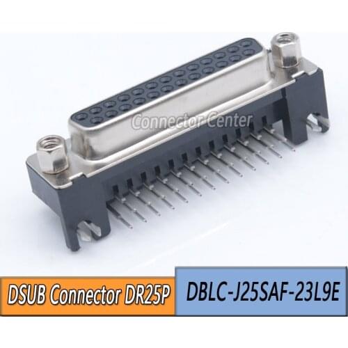 D-SUB25P Connector Right Angle DSUB25PIN Female DR25 DBLC-J25SAF-23L9E
