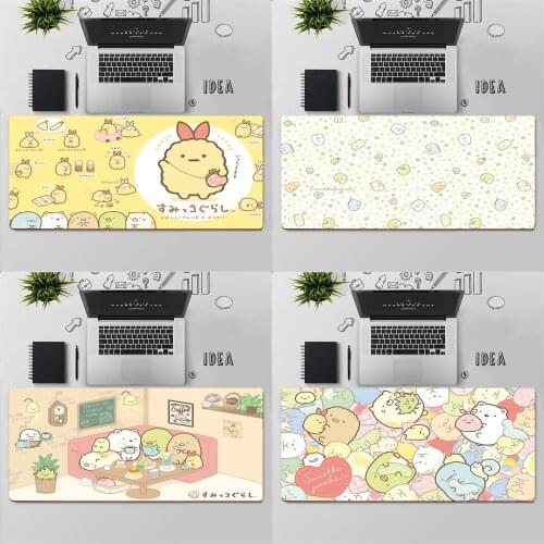 Japanese Cute Sumikkogurashi Gaming Mouse Pad Large MousePad Gamer Mouse Mat Computer XXL Mouse Carpet Keyboard pad Desk Mat
