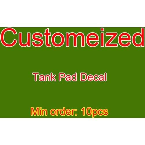 Customized Tank Pad Decal Min Order: 10pcs