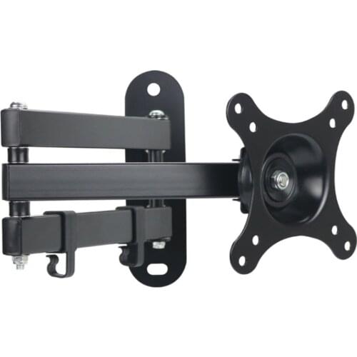 IXUR Suitable For 10-32 inch LCD Computer Monitor Wall mount Rotatable / Retractable Display wall bracket