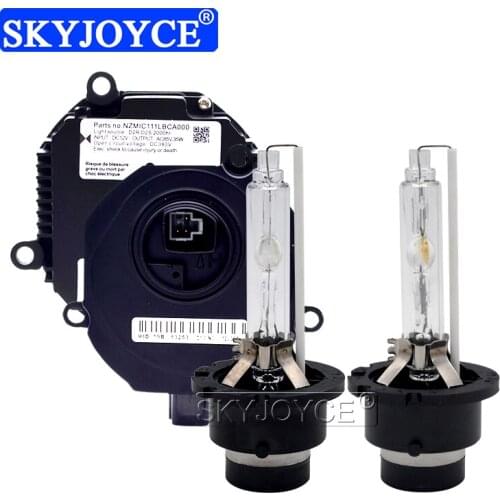 SKYJOYCE 1 Set 35W HID Replacement Bulb Kit Xenon D2S D2R Car Headlight Bulbs OEM D2 HID Ballast NZMIC111LBCA000 LBCA00LONX11652