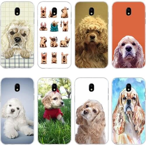 46H merican Cocker Spaniel Soft Silicone Tpu Cover phone Case for Samsung j3 j5 j7 2016 2017 a3 2016 a5 2017 a6 2018