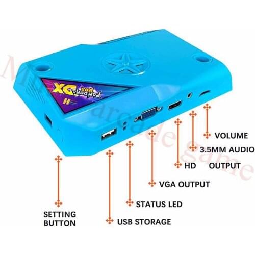 New arrival Original Arcade Jamma Version Game Board Pandora Retro box DX 3000 in 1 Support Add Games CGA/CRT VGA HD Output