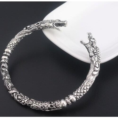 New Viking Steampunk Biker Wolf head dragon head Men Women Bracelets & Bangles Cosplay talisman Jewelry Bangles wristlet