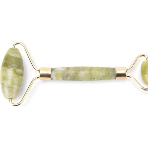 Single/Double Head Massage Roller 8 Styles Natural Jade Face Slimming Health Tool Anti Cellulite Wrinkle Drop Shipping