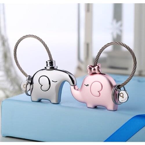 Couple keyring an object keyring creative keychain car key pendant Valentine is a day present