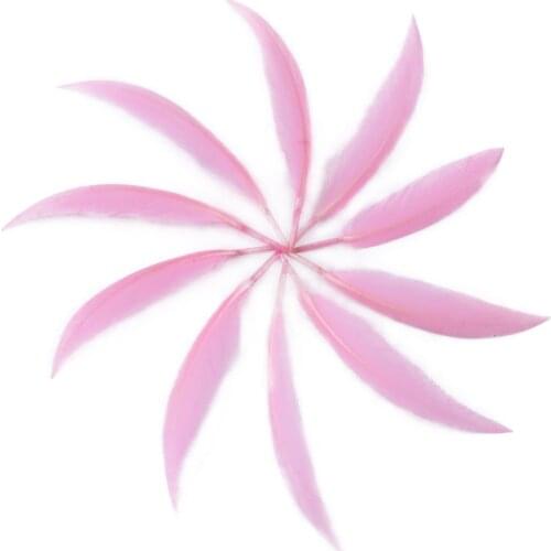 Pink Natural Goose Feathers for Crafts Plumes 4-6inch/10-15cm Jewelry Making Duck Pheasant Feather Wedding Home Decoration