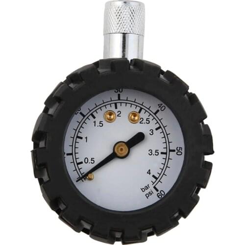 Pressure Gauge Tyre Measurement Tool For Car Motorcycle Bike 60PSI 4BAR