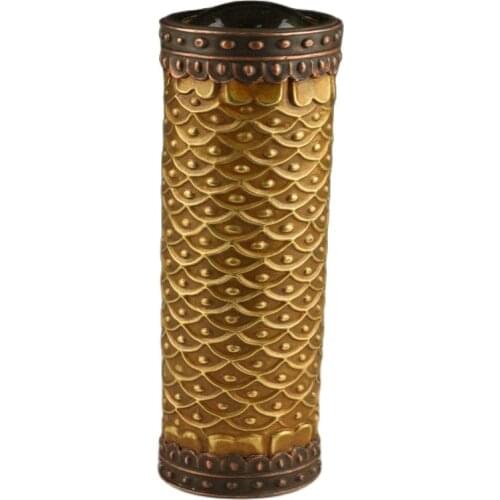 Early collection of brass flower pattern kaleidoscope retro nostalgic home decorations