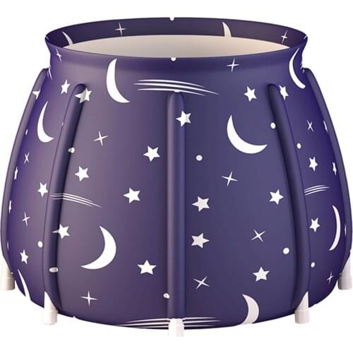 Folding Bath Barrel Portable Thickening Bathtub Household PVC Bath Bucket Student Family Spa Storage Bathtubs For Adults Kids