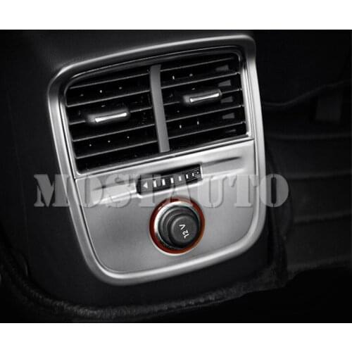 For Audi A3 S3 Interior Center Console Rear Air Vent Outlet Cover Trim 2014-2019 2pcs Car Decor Car Accesories Interior Car Trim