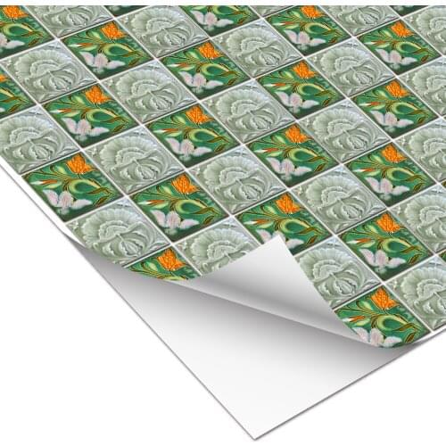 Bathroom waterproof mosaic stickers European-style oil-proof stickers kitchen Art waterproof toilet stickers