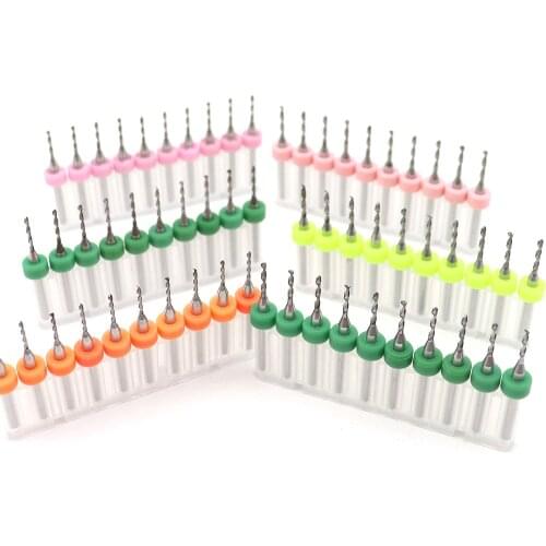 1.05mm to 2.0mm 10pcs/set PCB drill bit Tungsten for the CNC micro mini