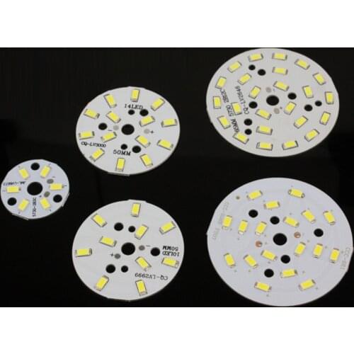 10pcs 5730 SMD led Chip 3W 5W 7W 9W 12W 15W Warm White / Cool White with 33mm 50mm 65mm 85mm Aluminum pcb Base