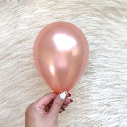 20pcs 5 inch Mini Pearl Latex Balloon Rose Gold Champagne gold Balloons Wedding Birthday Party Decor Supplies