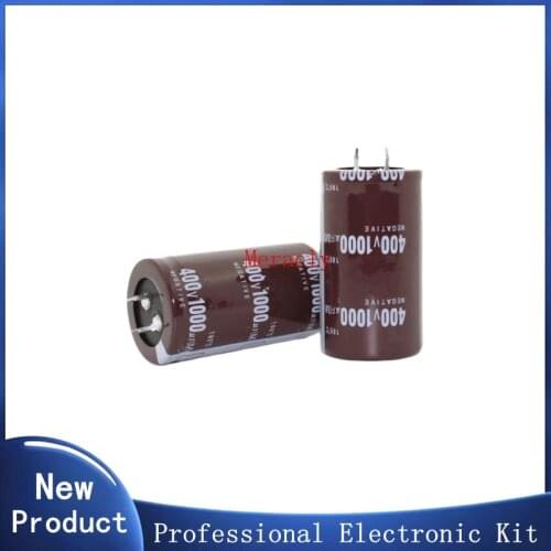 28PCS-2PCS 400v 1000uf 1000uf 400v1000uf Electrolytic Capacitor volume 35*60MM best quality