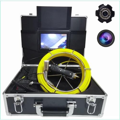 7" Monitor HD 720P 20m 30m 40m 50m Meter Pipe Inspection Camera Drain Sewer Pipeline Industrial Endoscope Set