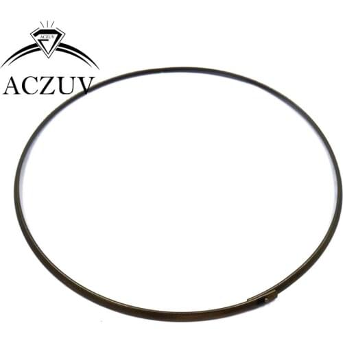 Antique Bronze 50pcs 3.3mm Wire 13cm Metal Ring Collar Circle Choker Necklace DIY Jewelry Findings Accessories CNW021