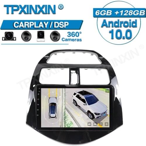 For Chevrolet Spark (M300) 2010-2016 Car 360 HD Auto Surround View Camera Car Multimedia Player Stereo Radio GPS Navigation IPS