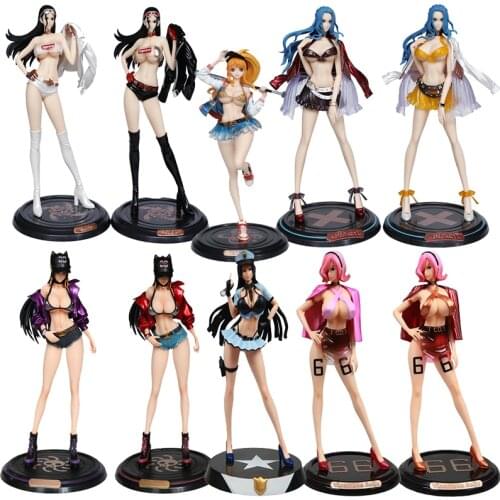 One Piece Figure Anime Boa Hancock Robin Nami Reiju GK Fashion Sexy Girls PVC Action Model Toys Adult Collection Christmas Gifts