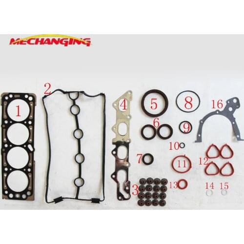 Engine Parts FOR CHEVROLET OPTRA (1J_) 1.6 L91 F16D3 Engine Auto Parts Full Gasket Set Engine Gasket Set 93740513 50253100