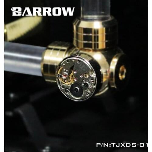 Barrow silver gold G1 / 4" time series manual tightening lock sealing plug water cooling computer accessories TJXDS-01