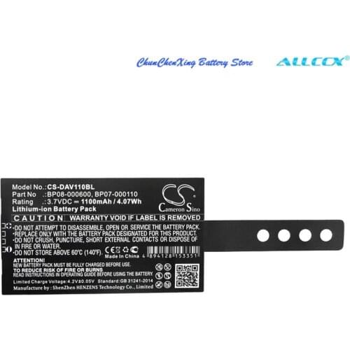 Cameron Sino 1100mAh Barcode Scanner Battery for Datalogic Memor NFP