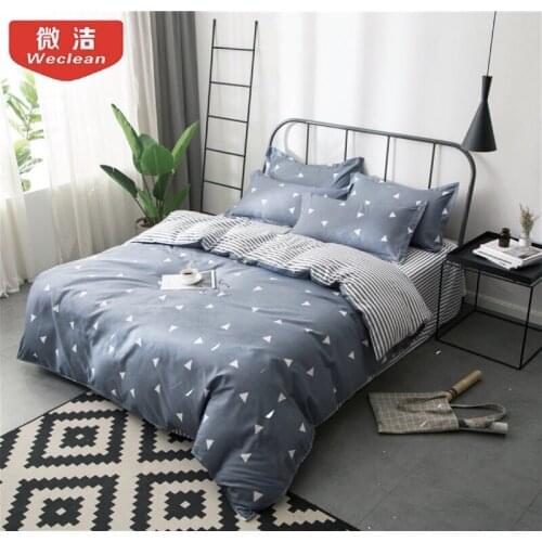 Bedding set Aloe cotton four-piece set Quilt cover sheet Pillowcase single student 1.2m bedsheets