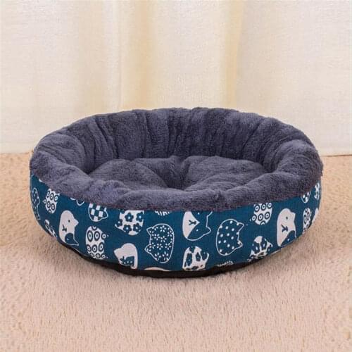 Pet Dogs Sleeping Bed Candy Color Cat Sofa Round Dog House Puppy Kennels Mat Basket Couch For Small Dog Washable Cat Cushion