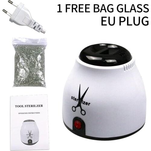 Sterilizer With Glass Ball&Disinfection Box Set High Temperature For Steel Metal Nipper Tool Disinfector Sterilizer for Manicure