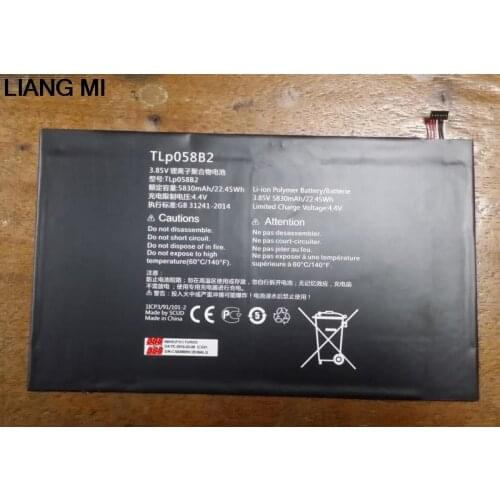The new 5830 mah battery for ALCATEL TLP058B2 battery with Repair Tools