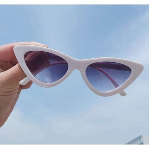 Sun Shades Mirror Triangle Brand Lens Black Women Designer Sunglasses UV400 Glasses Female Eye Sexy Eyewear Cat Streetwear Eye