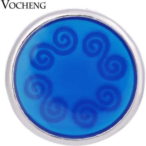 Vocheng Snap Charms 18mm Blue Interchangeable Jewelry Accessories Vn-1339