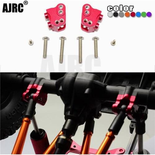 Aluminum alloy hole position adjustable tie rod holder AX31384 for 1/10 crawler climbing car AXIAL SCX10 II 90046/90047