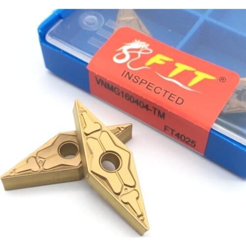 VNMG160404 TM FT4025 Tungsten Carbide External Turning Tool for steel High quality Turning Insert Cutting CNC Tool