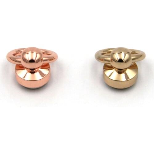 Swivel Screw Post with D Ring Loop Leather Bag Hardwares Rivet Hook