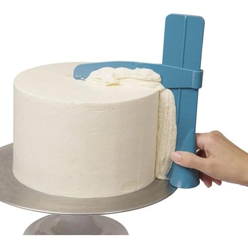 Cake Scraper Smoother Adjustable Fondant Spatulas Cake Edge Smoother Cream Decorating DIY Bakeware Tableware Cake Tool K060