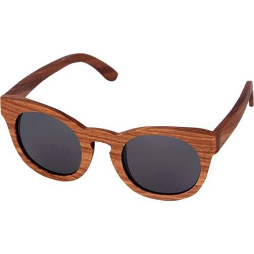 Vintage Polarized sunglasses womens men High-grade Wooden frame brand sun glasses Beach Anti-UV eyeglasses for Driving