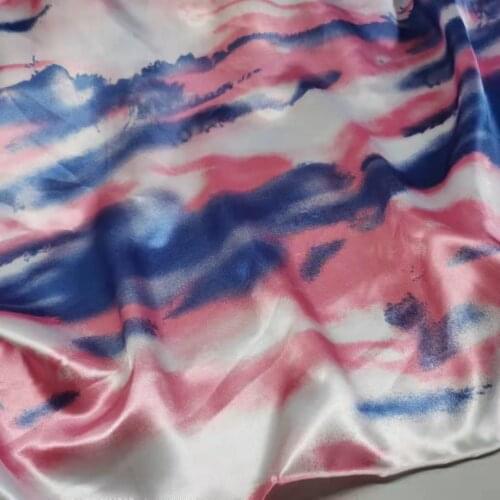 Fabric Satin Glossy Ombre Lining decoration Satin Fabric Polyester Tilda Satin Charmeuse Fabrics