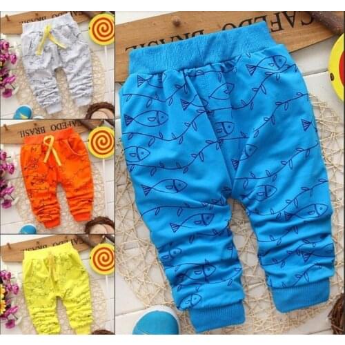 Spring&Autumn Lovely Cotton Children Baby Boy Girls Pants Newborn Clothing 0-2 Year