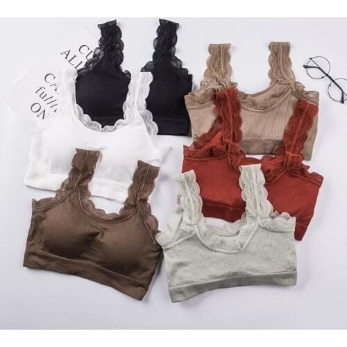 Women Laces Yoga Bras Tops lady Push Up Cotton Sport Sexy Bra Women Intim Lingerie Top Fitness Gym bra